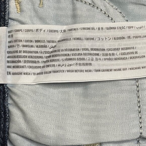 HOLLISTER Ultra High-Rise Distressed Denim Mini Skirt, Size 00 - NWT - Picture 4 of 5